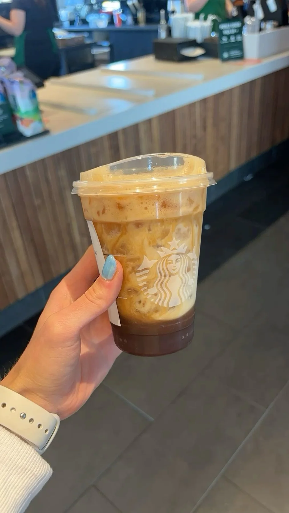 Cinnamon Roll Shaken Espresso coffee